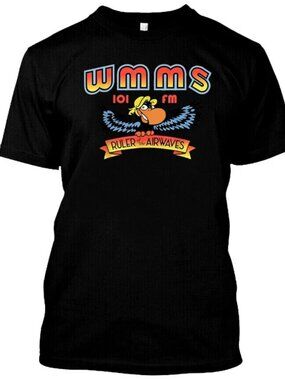 WMMS American Radio Station The Buzzard Graphic Retro T-Shirt 240
